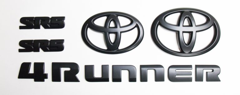 How To Blackout 5th Gen 4runner Emblems Press On Emblem Kit