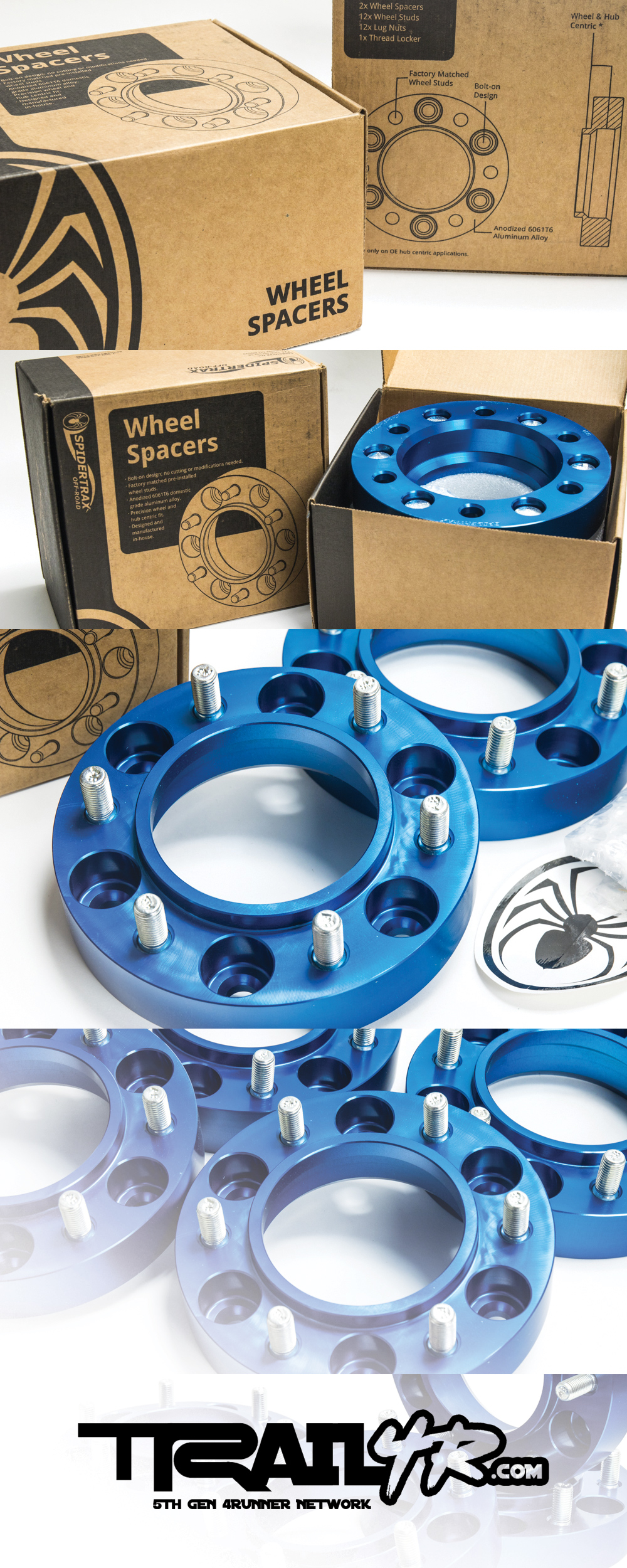 Spidertrax Wheel Spacers 5th Gen 4Runner, Install, Review & Pros/Cons