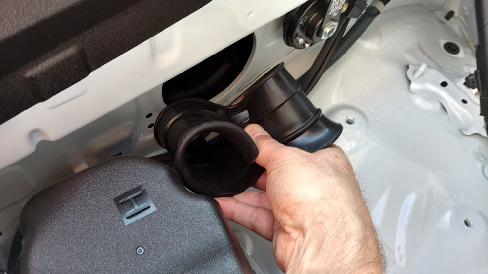 Step 7: Install the TRD rubber intake (BIG grommet)