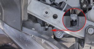 Aim your 4Runner Low Beams - Step #3: Passenger Side Low Beam Adjustment Screw