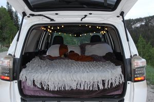 Setting up AirBedz Air Mattress in the 4Runner