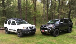 Toyota 4Runner TRD Off Road vs Nissan Xterra Off Road