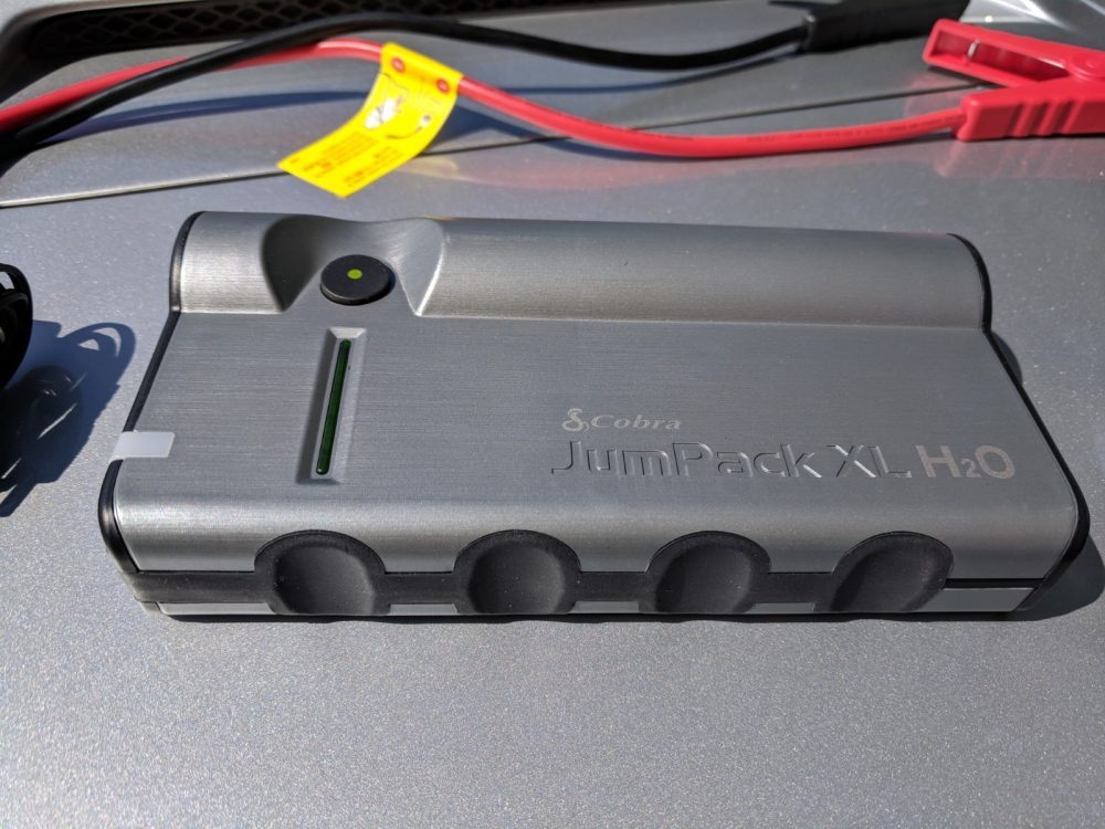 Cobra JumPack XL H20 Portable Jump Starter Review,