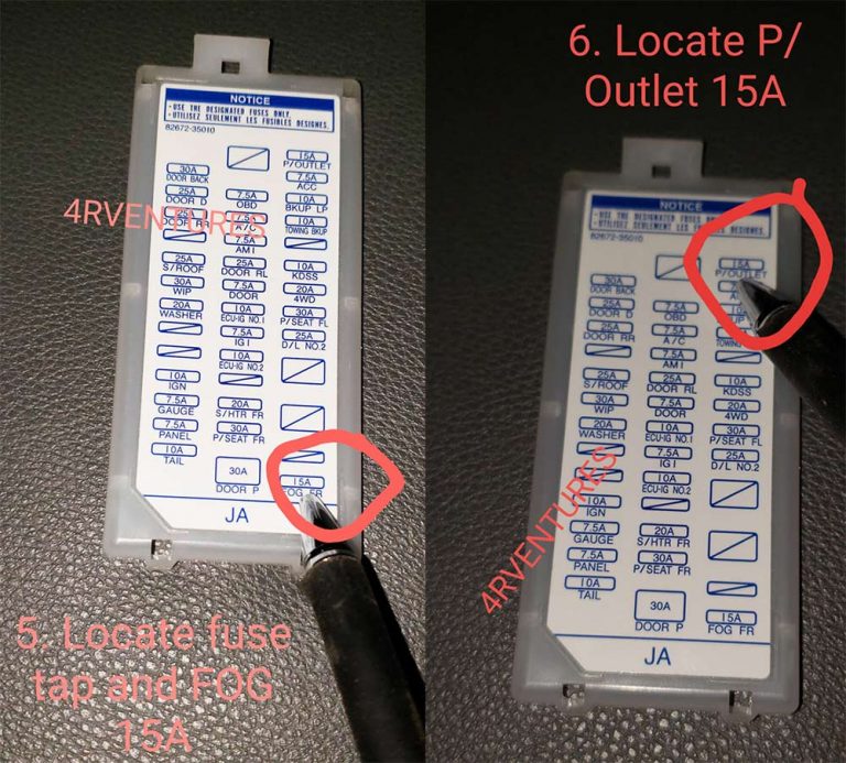 5th Gen 4Runner Fog Light Only Bypass Mod Fog Lights Only 4Runner