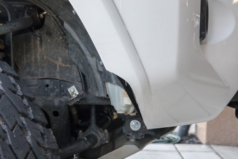 5th Gen 4Runner Bumper Wheel Well Trimming and Cutting Step by Step