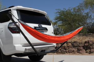 Mclean Metalworks Bare Bones Hammock Install & Full Review: Hammock Mount on 4Runner Hitch