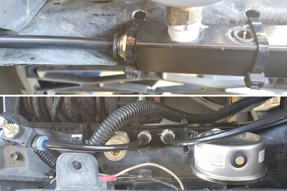 2-Way Inflation and Deflation System For Your 4x4 Tires: Quick Overview & Install Guide: Step 1. Find a Location For Air Manifold, Tube & Valve