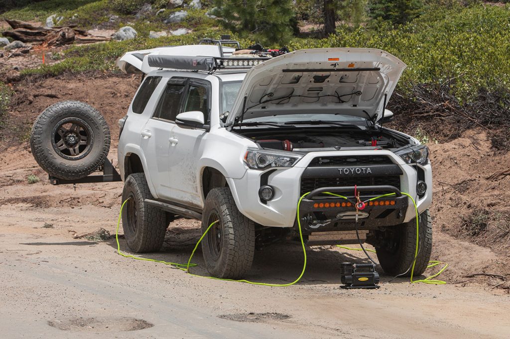 Overland Ready 4Runner with Swingout and Fiberglass Fenders