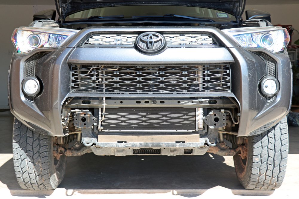 Southern Style Off-Road (SSO) Slimline Hybrid Winch Front Bumper step-By-Step Install For the 5th Gen 4Runner: Step 14. Reinstall Bumper Cover, Fog Lights + Fender Liners