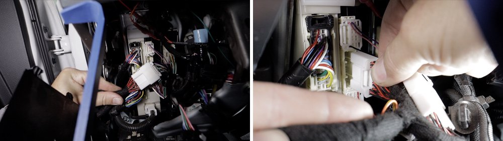 12V Solutions Remote Start Install and Review For the 5th Gen 4Runner: Step 2D. Plug BCM Connector into 12V T-Harness