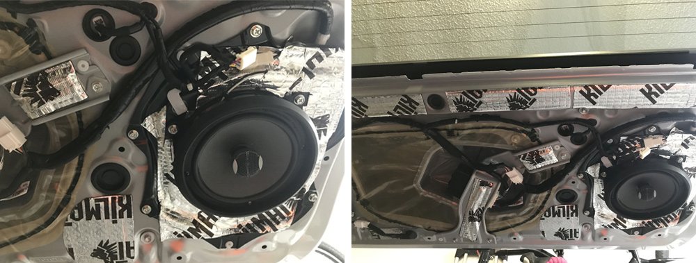 Crutchfield Focal Integration (2-Way) Speaker Upgrade Step-By-Step Install For the 5th Gen 4Runner: Step 4. Bolt On Speakers + Connect Wiring