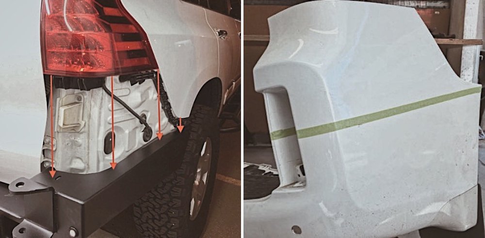 Coastal Offroad Low Profile Rear Bumper Review & Install For the 5th Gen 4Runner: Final Install and Bumper Cutting