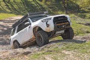 C4 Fabrication Rock Sliders on 5th Gen 4Runner