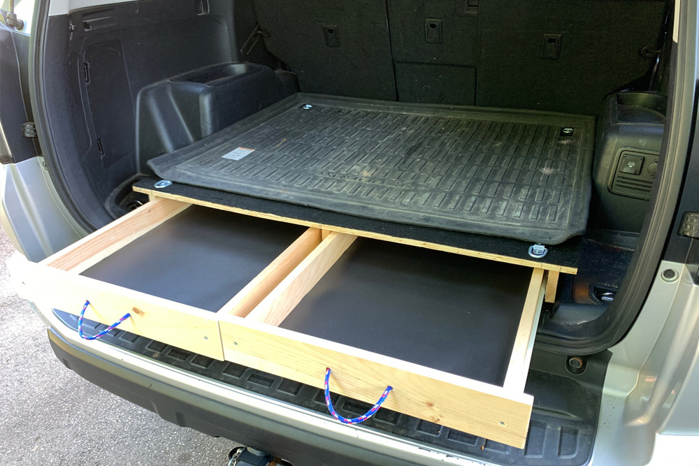 Low-Profile Drawer Storage Solution DIY Install Guide For Non-3rd Row Seating 5th Gen 4Runner Models