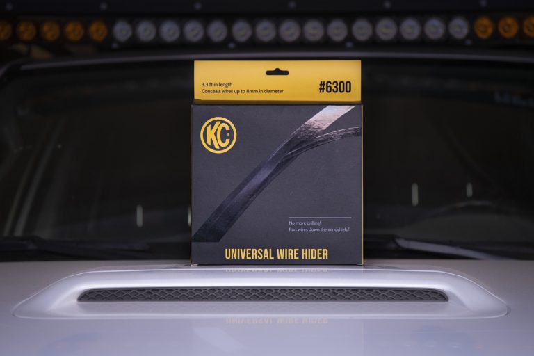 KC Wire Hider How to Hide Roof Rack Light Bar Wires on Windshield?