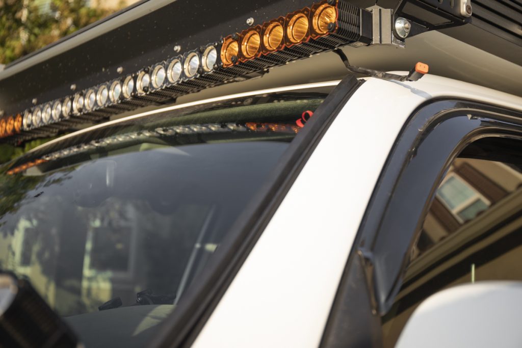KC Wire Hider How to Hide Roof Rack Light Bar Wires on Windshield?