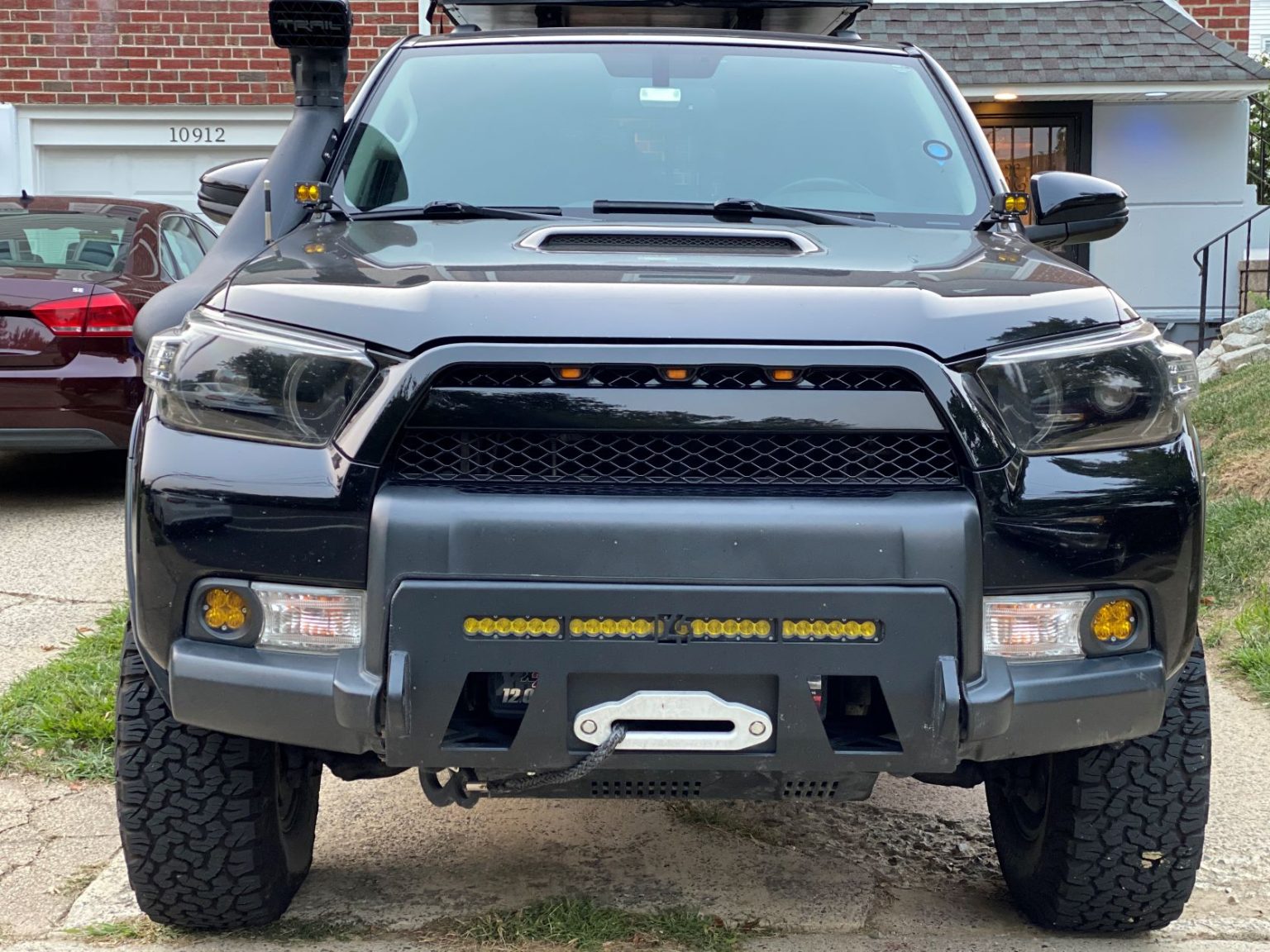 10-13 4Runner TRD Pro-Style Grille With Raptor Lights - V1 5th Gen