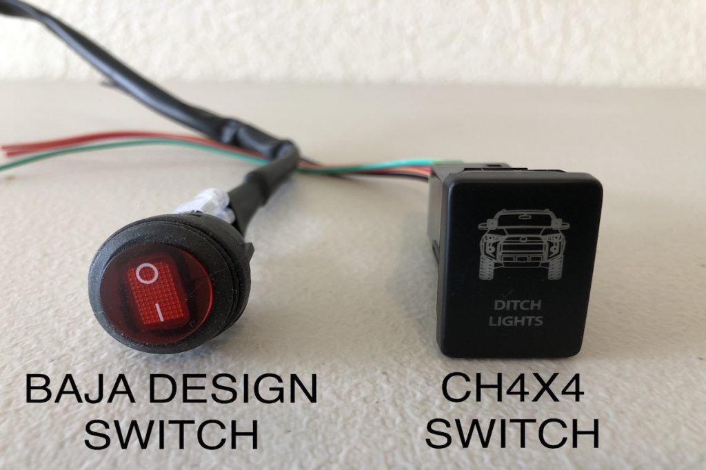 Wiring Baja Design S1 Ditch Lights to FactoryStyle Push Switch 4Runner