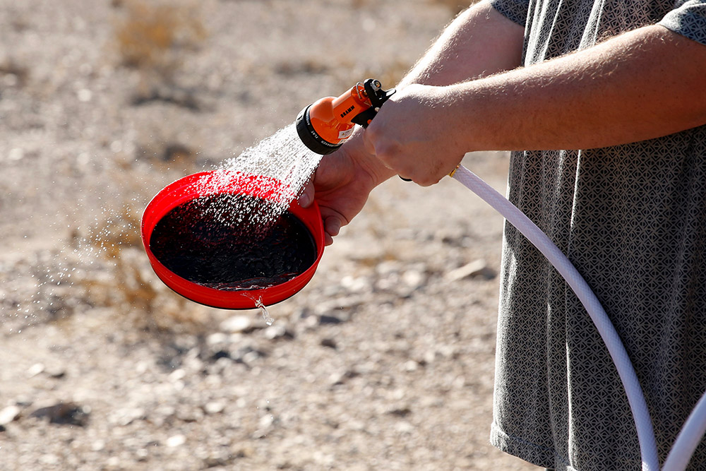 Pressurized Water Storage for Camping 