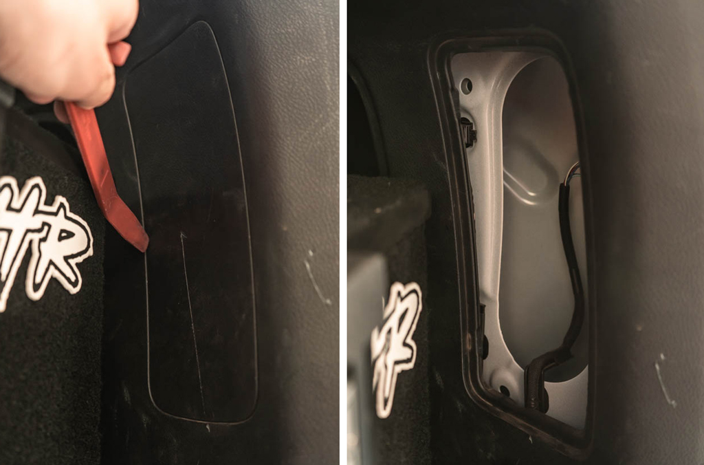 4Runner Rear Cargo Space Plastic Cover Removal 