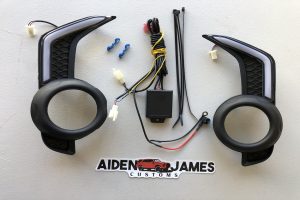 AJC 5TH GEN 4RUNNER LED DRL SWITCHBACK FOG LIGHT BEZEL KIT REVIEW AND INSTALL