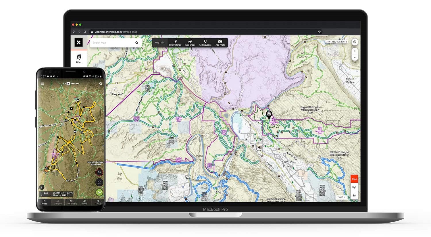 OnX Offroad App GPS Mapping Software For Off-Roading & Overlanding in the 5th Gen 4Runner