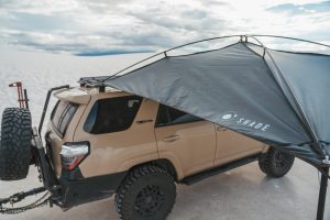 MoonShade, a portable light-weight awning