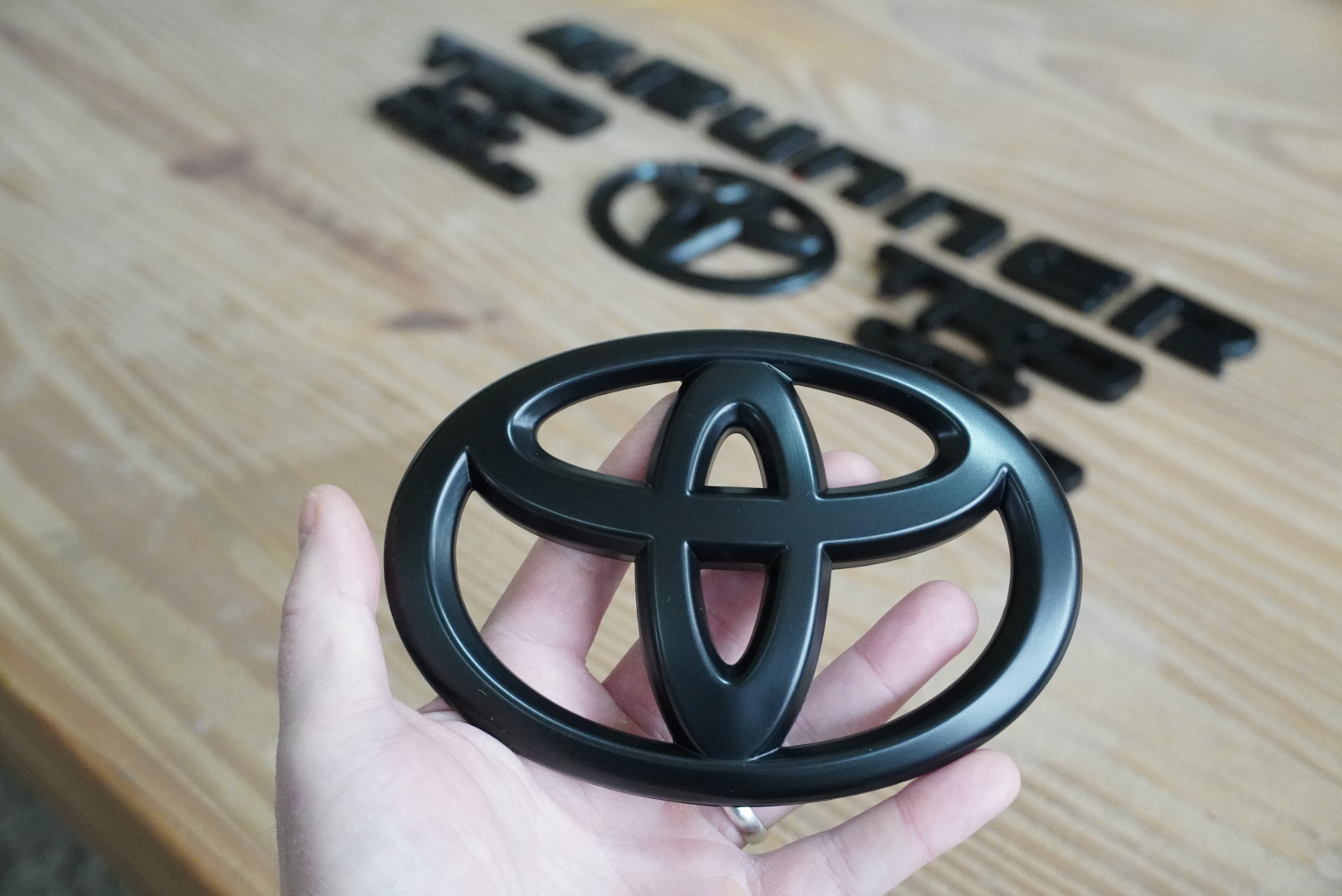 TRD OffRoad Black Out Badge Kit 5th Gen 4Runner