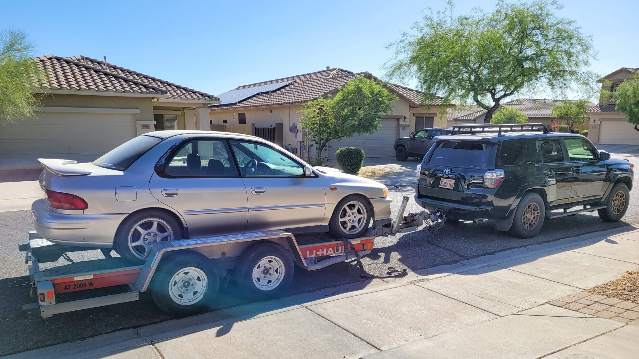 Towing A Car With A Stock 4Runner & Firestone Coil-Rite Air Bags