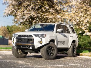 5th Gen 4Runner with Cali Raised LED Stealth Bumper and Diode Dynamics 30" Light Bar