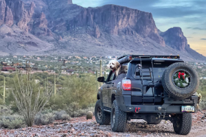 5th Gen 4Runner on a Trail in Arizona