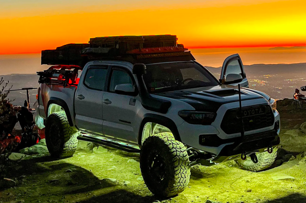 3rd Gen Tacoma on Plaskett Ridge Road located in Big Sur, CA