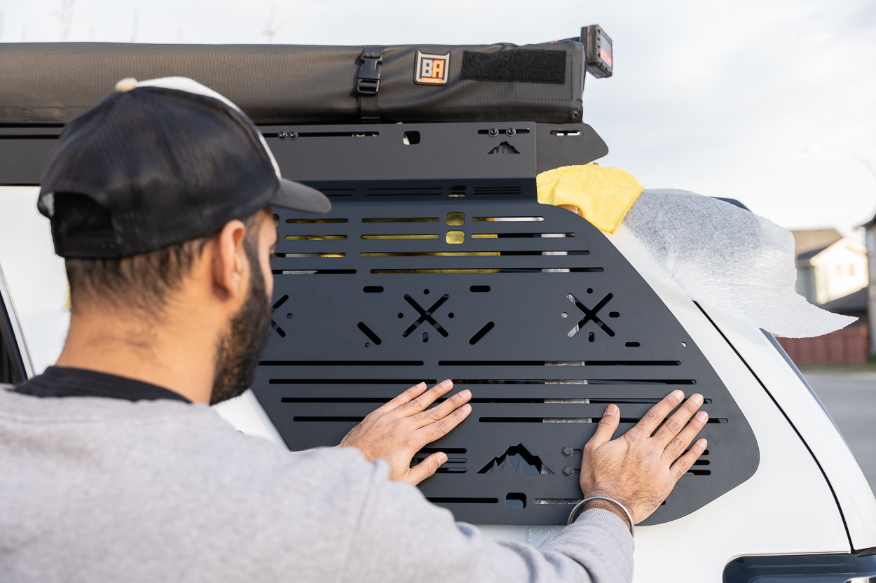 Side Accessory Panel For Sherpa Roof Rack