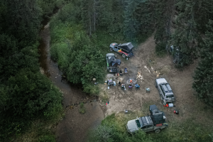 Trucks Camping in Idaho