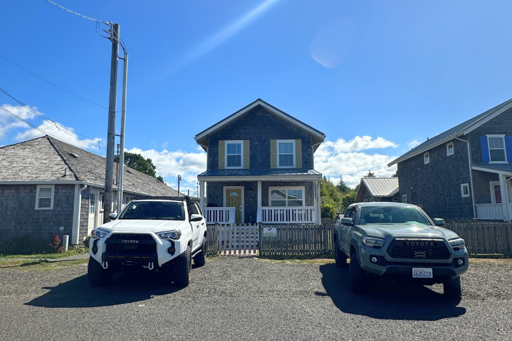 5th Gen 4Runner and 3rd Gen Tacoma at AirBnb in Pacific Beach, Washington 