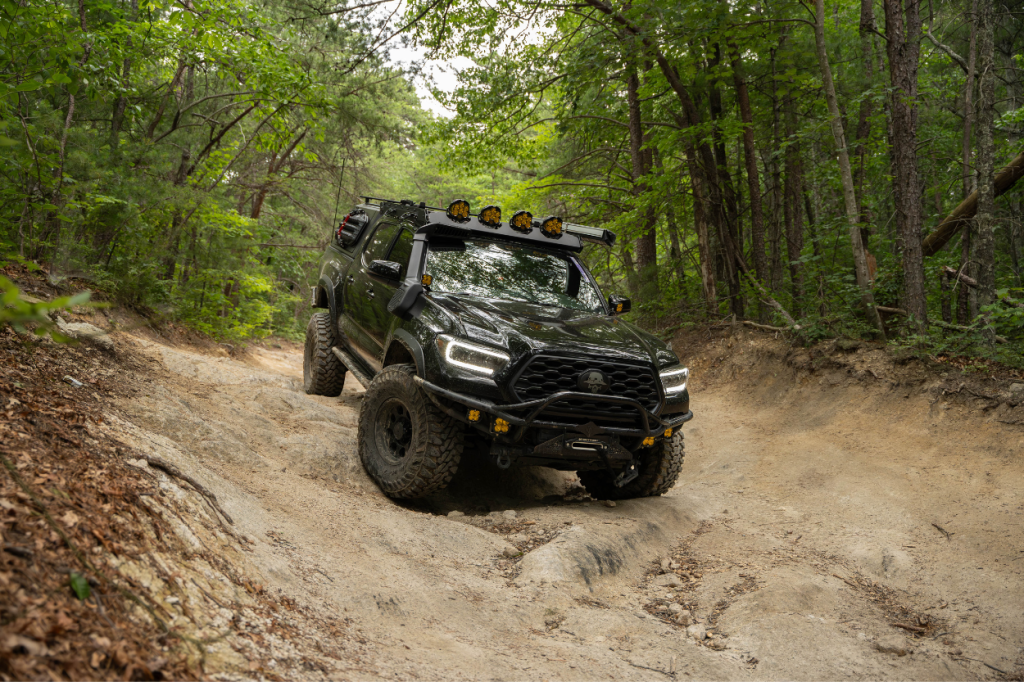3rd Gen Tacoma at the Brown Mountain OHV in Lenoir, NC