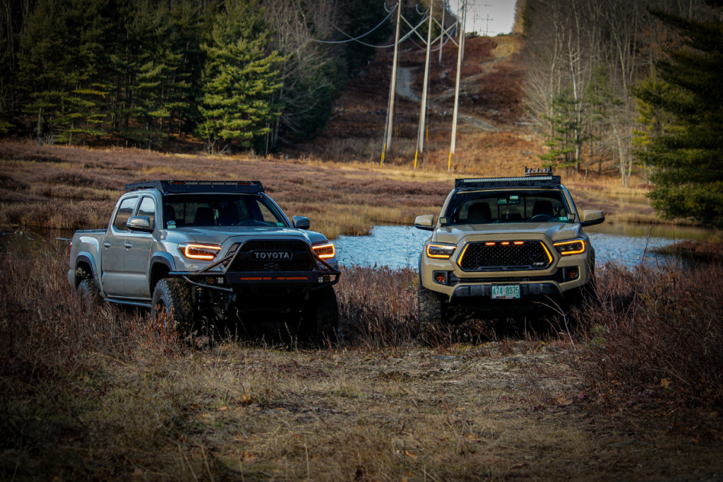 3rd Gen Tacomas Off-Roading in New Hampshire 