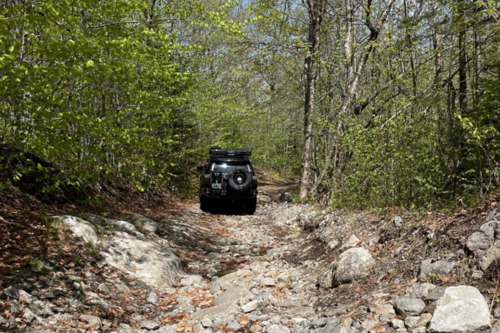 5th Gen 4Runner Off-Roading on the New Colony Trail in New Hampshire 