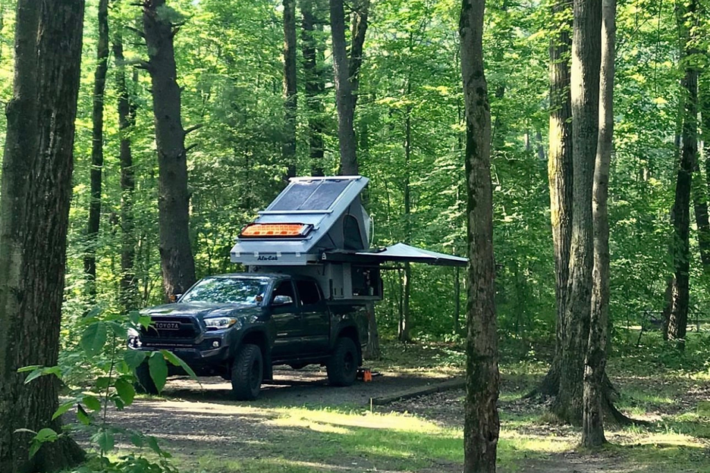 3rd Gen Tacoma Camping in Finger Lakes National Forest
