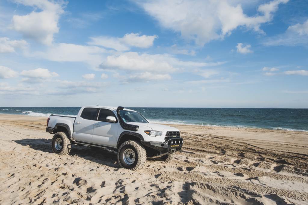 3rd Gen Tacoma Off-Roading on East Beach in Rhode Island