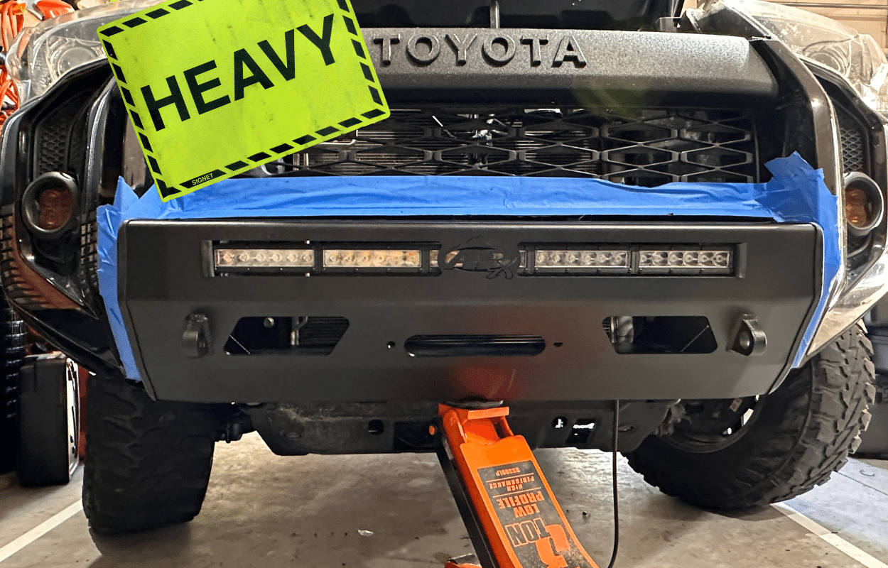 Installing All Pro Low Profile Bumper On 5th Gen 4Runner