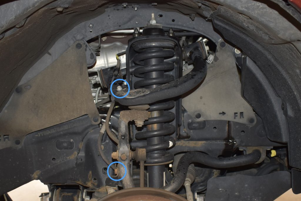 How To Disconnect ABS Line From 4Runner Upper Control Arms