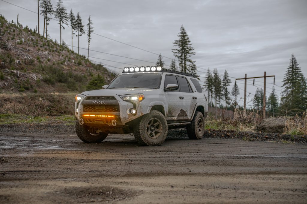 5th Gen 4Runner Overland Build With White & Orange Lights