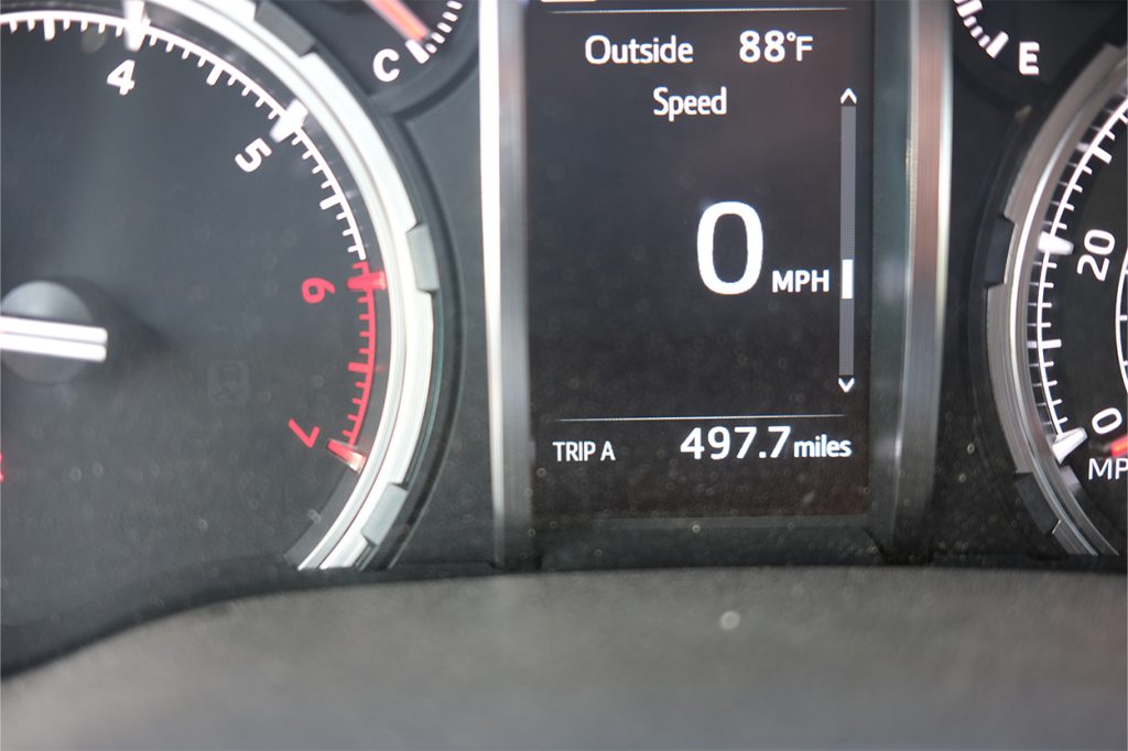 Trip A Odometer Display