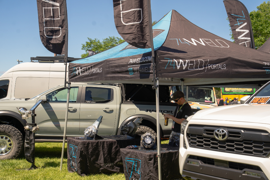 74Weld Booth at Overland Expo PNW