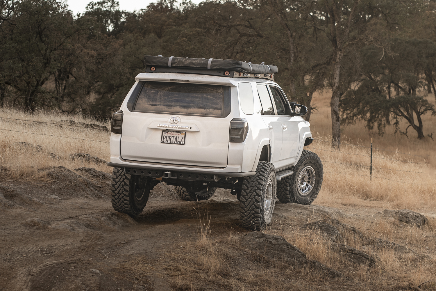 High Clearance Tube & Dimpled Plate Rear Bumper For 4Runner