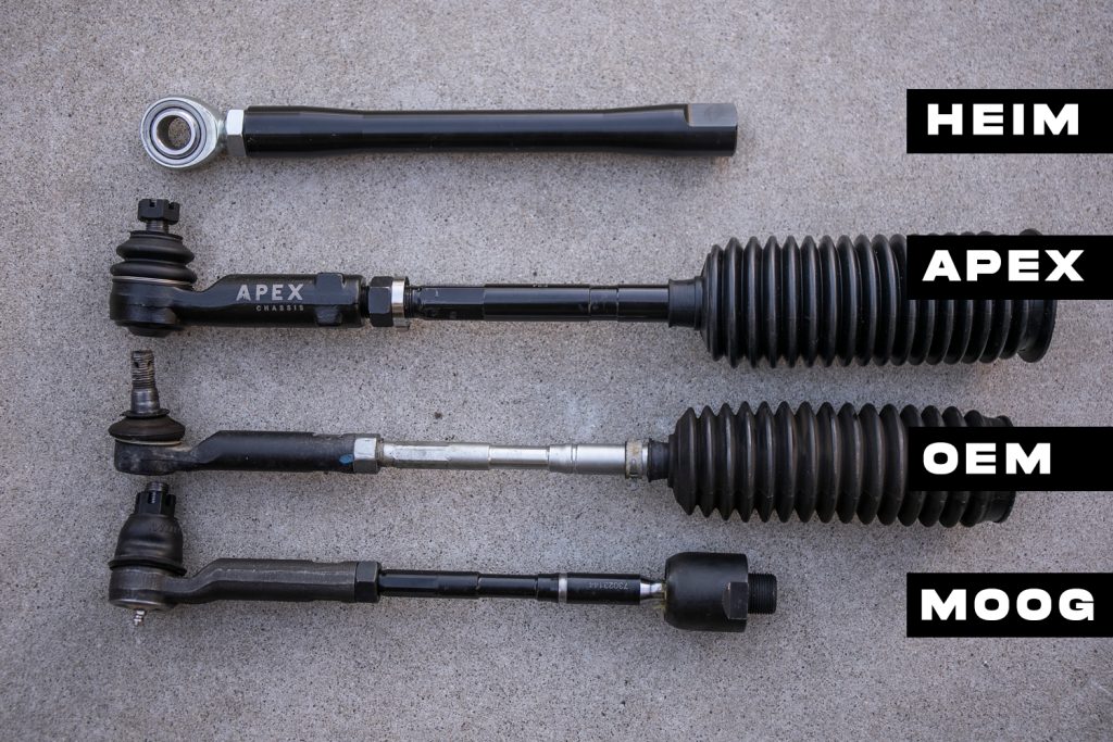 Comparing Tie Rods For 4Runner - Heim Vs. Apex Vs. OEM Vs. Moog