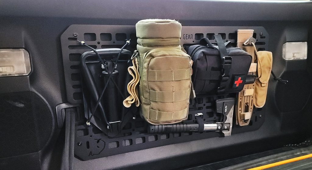 Aluminum Rear Hatch MOLLE Panel For 5th Gen 4Runner