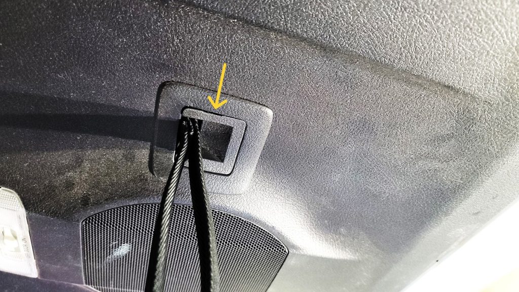 Remove 4Runner Rear Hatch Strap