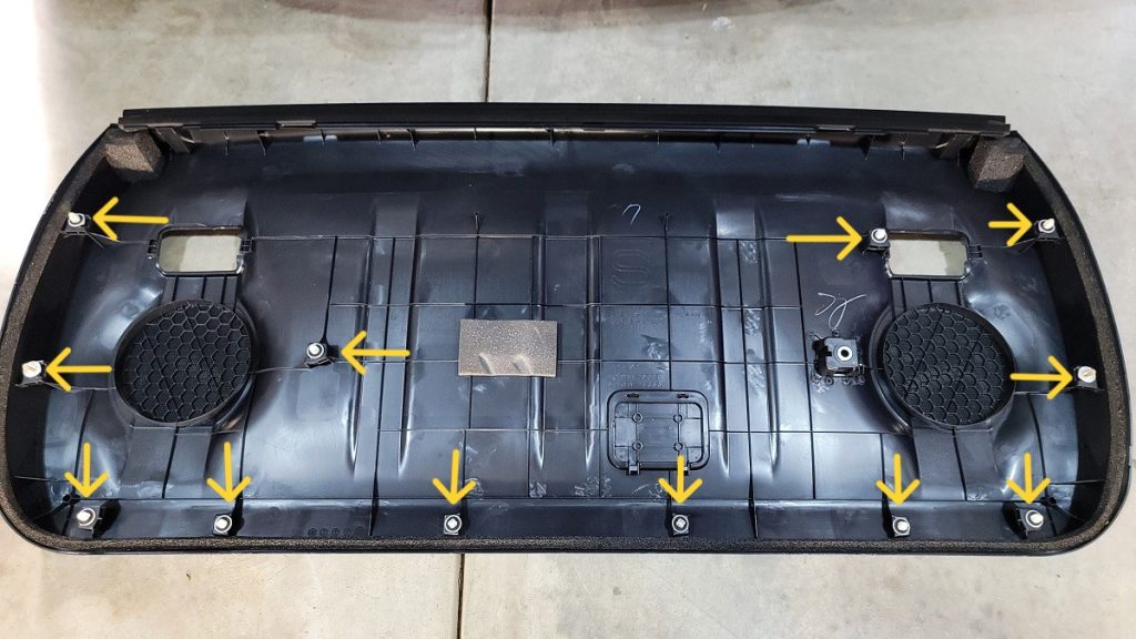 4Runner Rear Hatch Panel Interior